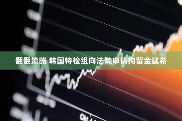 翻翻策略 韩国特检组向法院申请拘留金建希