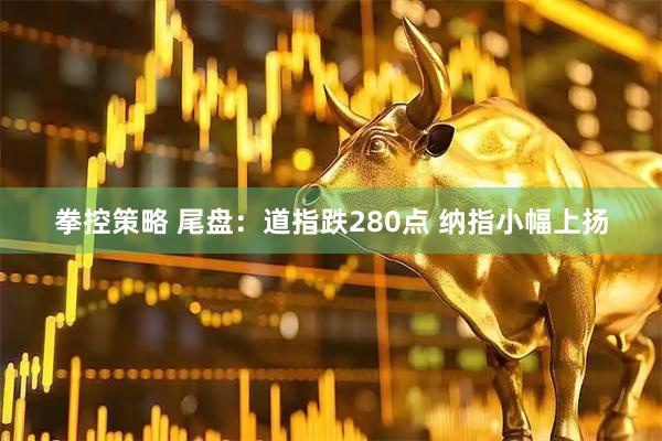 拳控策略 尾盘：道指跌280点 纳指小幅上扬