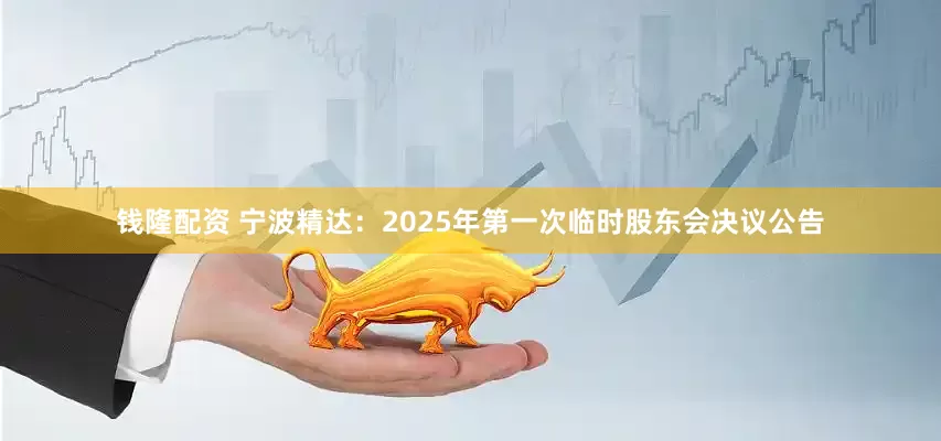钱隆配资 宁波精达：2025年第一次临时股东会决议公告