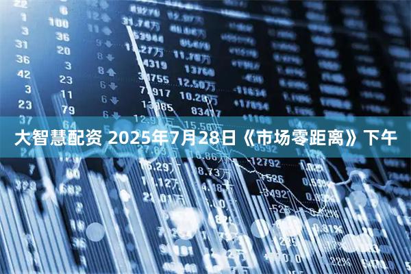 大智慧配资 2025年7月28日《市场零距离》下午