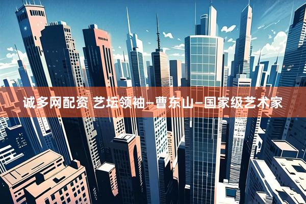 诚多网配资 艺坛领袖—曹东山—国家级艺术家